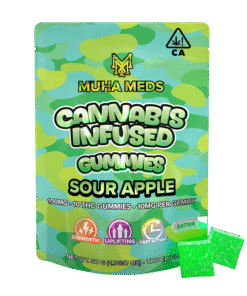 SOUR APPLE INFUSED GUMMIES